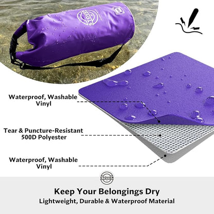 STOVER 5/10/25/30/40/55L Waterproof Dry Bag- Roll-Top Backpack w/Phone Case- - Image 2