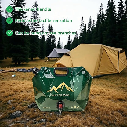 8L/281oz Outdoor Collapsible Water Jug BPA-Free w/Adjustable Faucet - Image 8