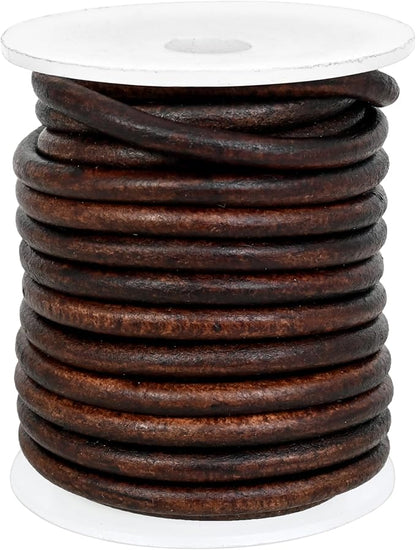 GENIQUE Real/Genuine Round Leather String Cord - Image 2