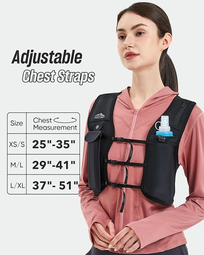 Zelvot 2 Pack Running Vest Soft Flask, BPA-Free 500ml Collapsible Water Bottle - Image 7