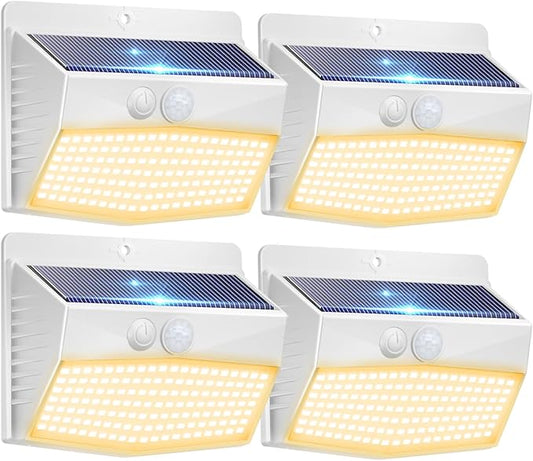 Peasur Solar Outdoor Lights, Motion Sensor Security Lights by Peasur