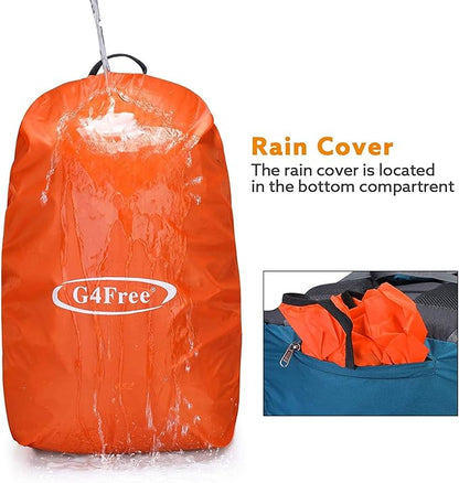 G4Free 45L Hiking Travel Backpack Waterproof - Image 6