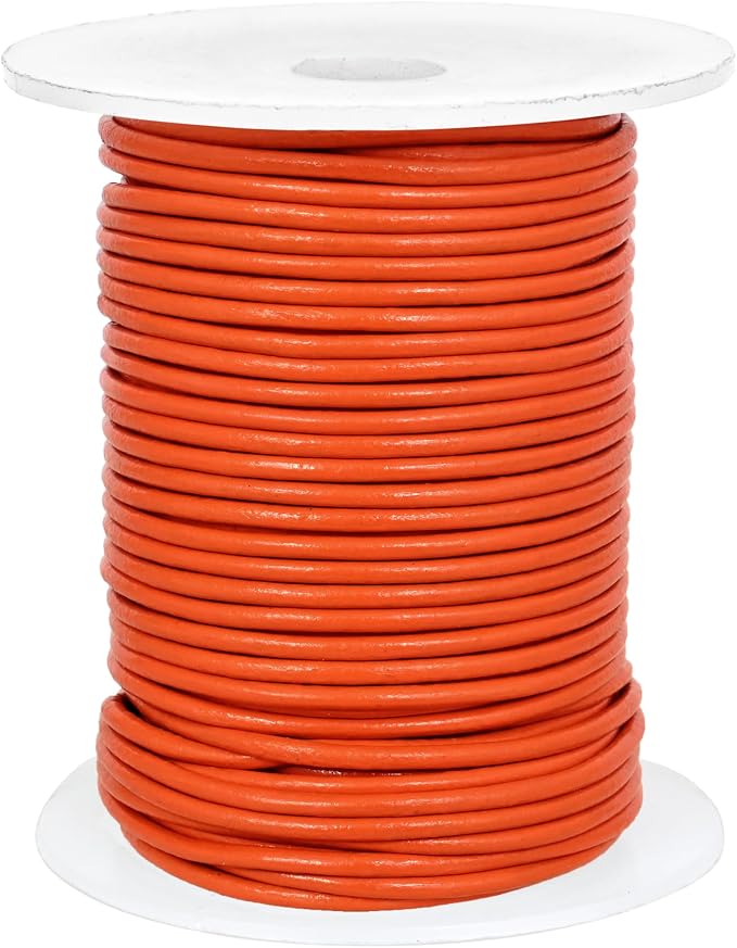 GENIQUE Real/Genuine Round Leather String Cord - Image 3