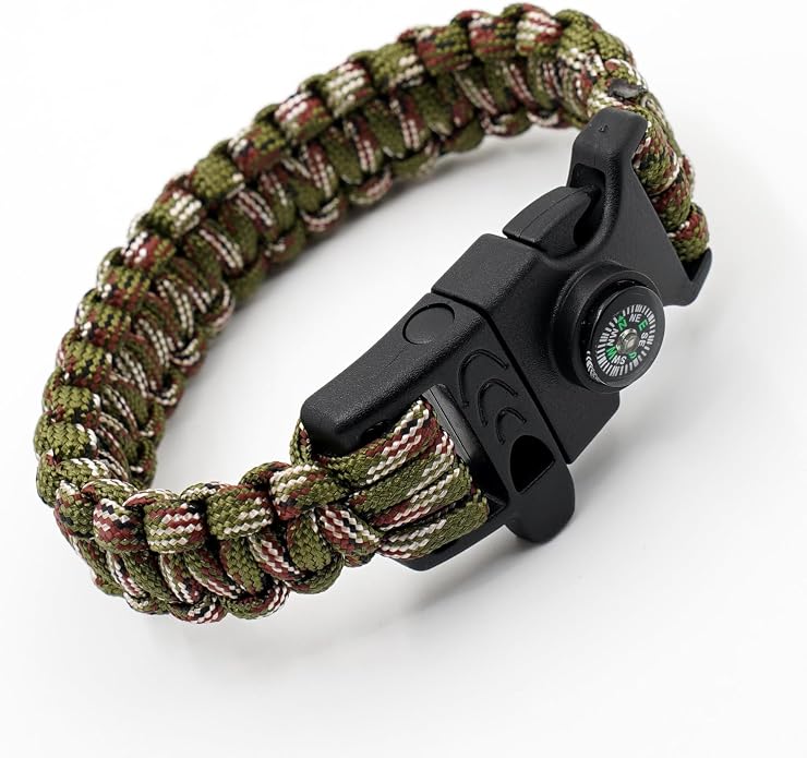 8 Pack Emergency Survival Bracelet - Image 6