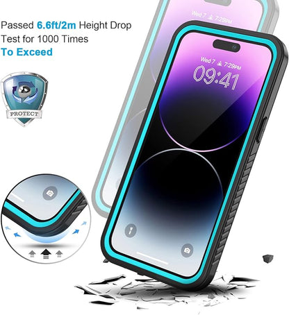 Lanhiem for iPhone 14 Pro Case, IP68 Waterproof Dustproof Shockproof 14 Pro Case - Image 5