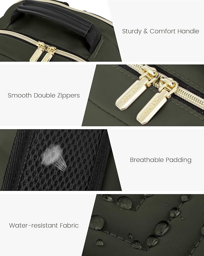 LOVEVOOK Laptop Backpack Purse for Women, Work Business Travel Computer Bags - Image 9