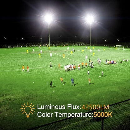 XYCN 2 pack 300W LED Flood Light, Super Bright 42, 500LM 5000K Daylight IP66 - Image 7