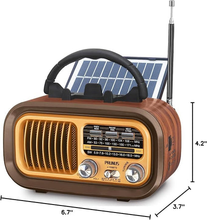PRUNUS J-150 Portable Radio AM FM SW Bluetooth Speaker, Gifts - Image 7