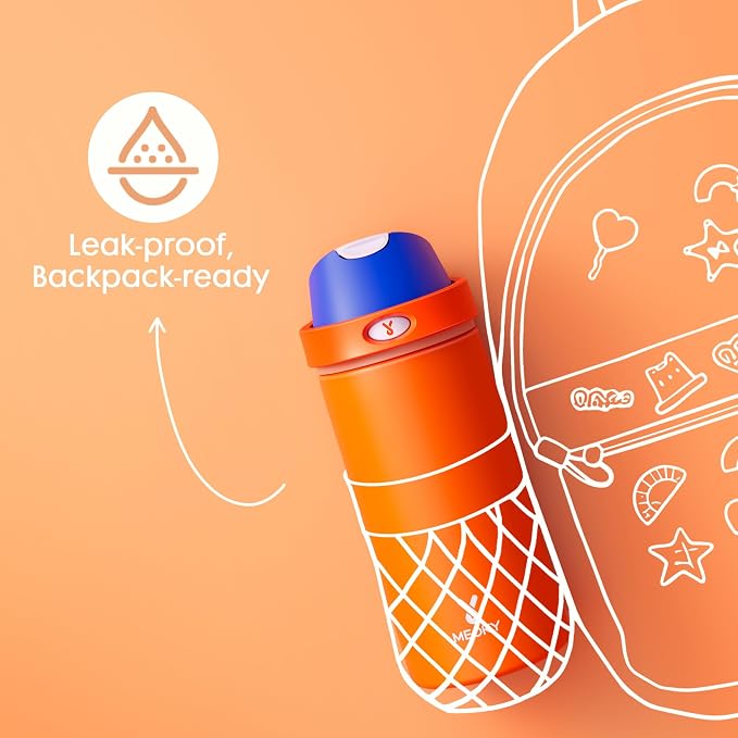 18 oz Insulated Water Bottle for Kids: Meoky Metal Water Bottle - Image 5