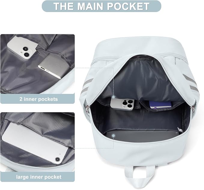 coofay Gym Backpack For Women Waterproof Sports Backpack - Image 3