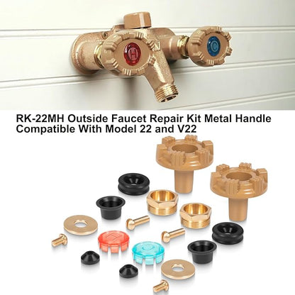 RK-22MH Repair Kit Metal Handle, Outside Faucet, Compatible - Image 2