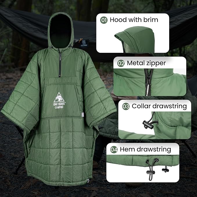 ONETIGRIS Camping Blanket Poncho - Image 5