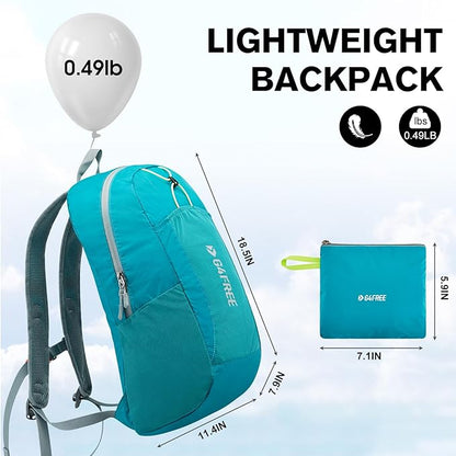 G4Free 24L Lightweight Packable Hiking Backpack Small Sport Travel Daypack - Image 2