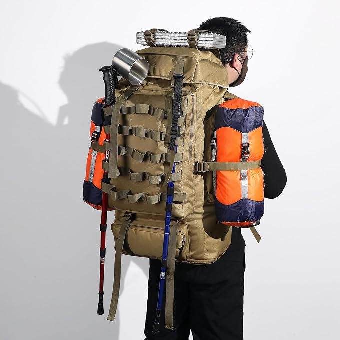 70L/100L Camping Hiking Backpack - Image 7