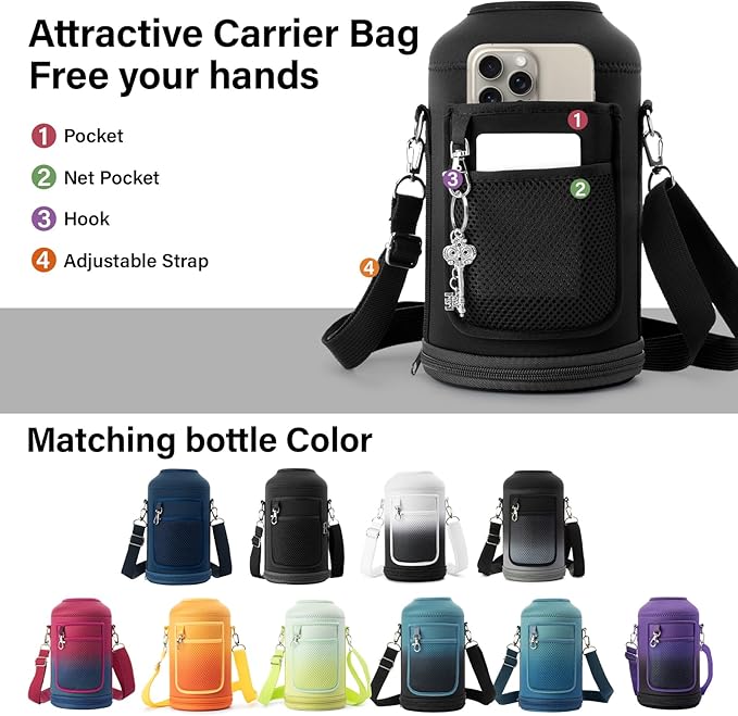 DYSANKY 1 Gallon Water Bottle Insulated | Thickened Stainless Steel Vacuum - Image 6