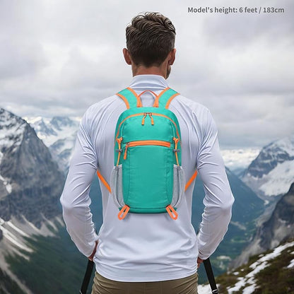 Hiking Daypack Packable, Camping Backpack Water Resistant Lightweight Polyester - Image 7