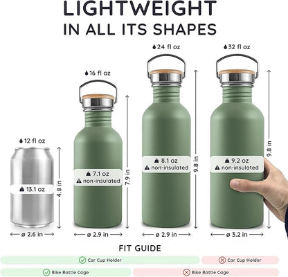Bambaw Stainless Steel Water Bottle - Image 5