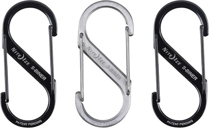 Nite IZE S-Biner Stainless Steel Dual Carabiner #2, Dual Gated Carabiner - Image 2