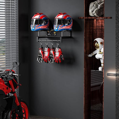 Motorcycle Helmet Holder Wall Mount, Helmet Rack - Image 6