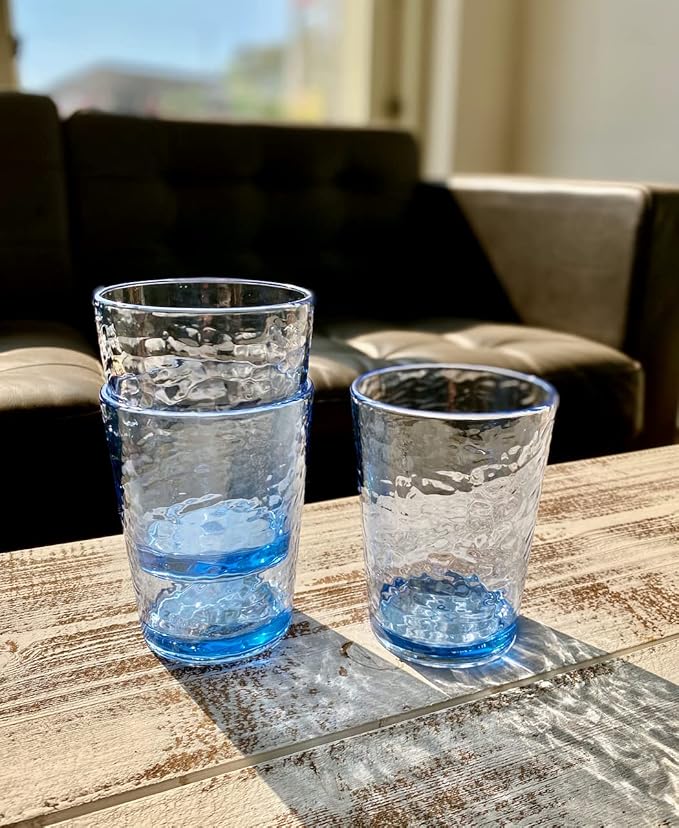 KLIFA- NICE- 14.7 & 20 ounce, Acrylic Tumbler & Highball Drinking Glasses Cups - Image 6