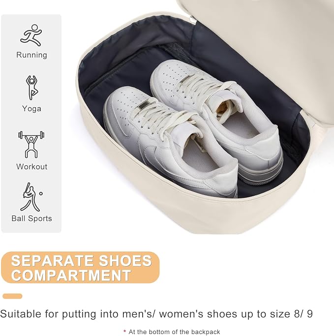 coofay Gym Backpack For Women Waterproof Sports Backpack - Image 5