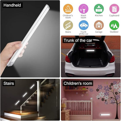 54-LED Motion Sensor Cabinet Light, Under Counter Closet Wireless USB - Image 6