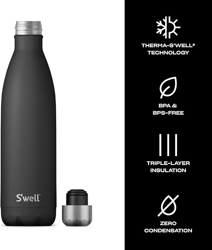 S'well Stainless Steel Water Bottle, Triple Layered Vacuum Insulated Containers - Image 4