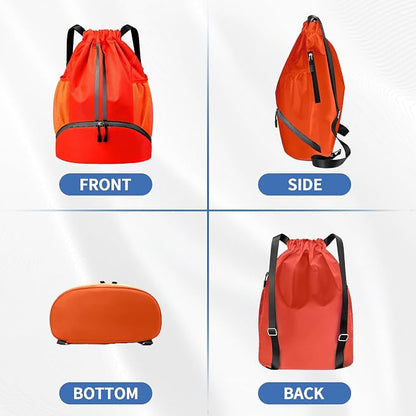 JELUTAR Drawstring Backpack Gym Bag - Image 5