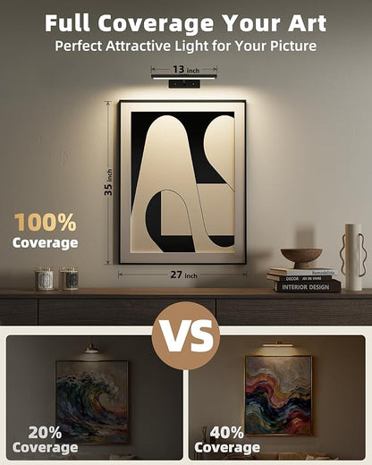 EZVALO Picture Light for Wall, Magnetic LED Art Painting Light - Image 3