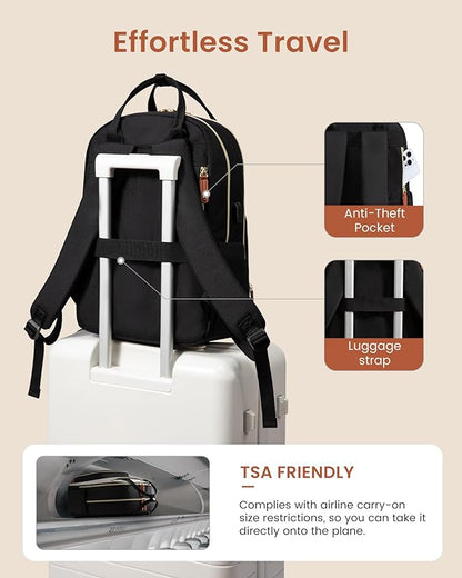 LOVEVOOK Backpack for Women, Laptop Backpack Women, Fits 15.6 Inch Laptop Bag - Image 6