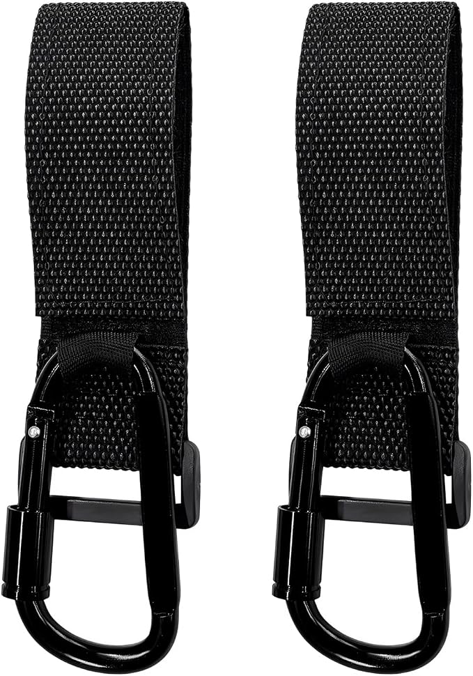 2 PCS UTV Hook for Hanging Headsets, Aluminum Alloy Stroller Carabiner Clips by Unknown