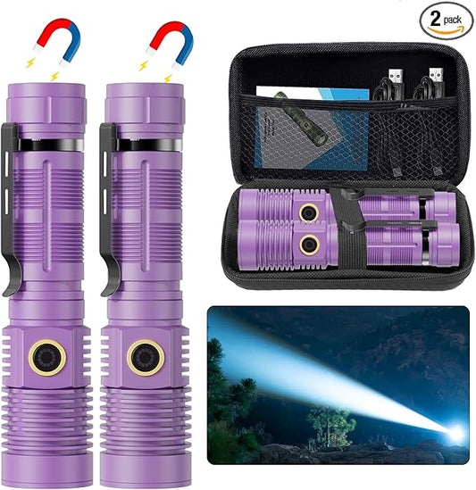 Hoxida Small Tactical Flashlights High Lumens by Hoxida