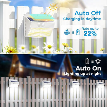 Peasur Solar Outdoor Lights, Motion Sensor Security Lights - Image 2