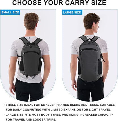Lightweight Hiking Backpack 18L Packable Foldable Small Daypack Collapsible - Image 9