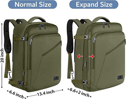 MATEIN Mens Backpack for Travel, Extra Large Expandable Carry on Backpack - Image 5