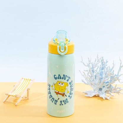Zak Designs SpongeBob SquarePants Sage Kids Water Bottle - Image 3
