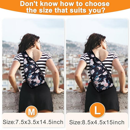Pritent Crossbody Bags for Women Men Trendy Sling Bag Backpack Casual Chest Bag - Image 6