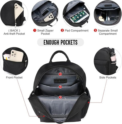 LOVEVOOK Mini Backpack for Women Light Weight Small Waterproof Backpack Purses - Image 3