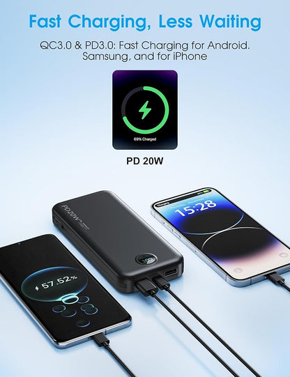 Portable Charger, 10000mAh PD20W Fast Charging Power Bank - Image 5
