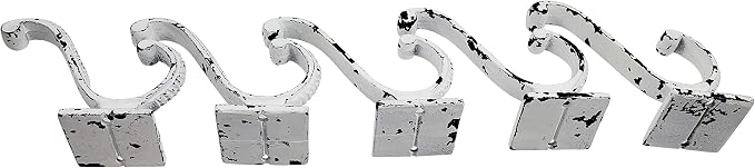 Claimed Corner Iron Scroll Coat Hooks - Image 8