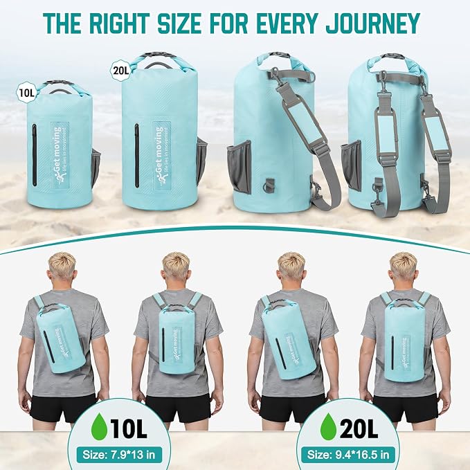 BKNOOU Dry Bag Waterproof Backpack - Image 8