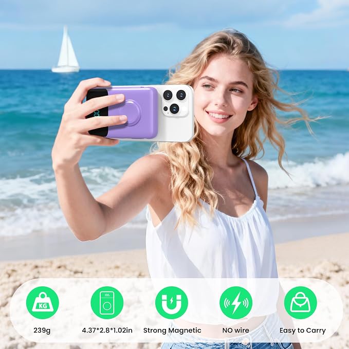 Magnetic Portable Charger for iPhone - Image 2