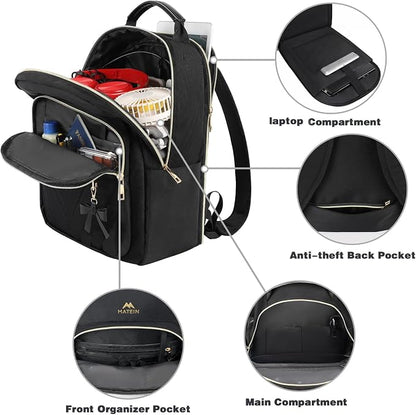 MATEIN Backpack Purse for Women, 17 inch Stylish Cute Waterproof Backpack Purse - Image 4