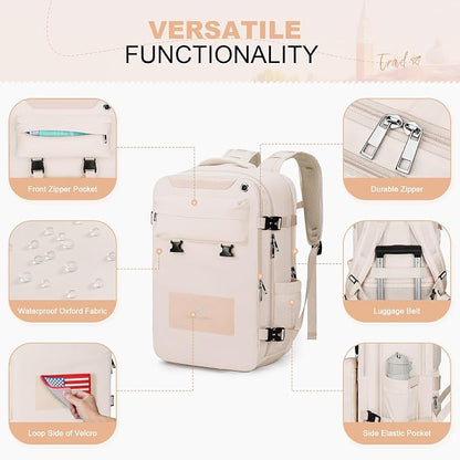 Maelstrom Travel Backpack for Women Men, 35L Waterproof Laptop Backpack Fits - Image 7