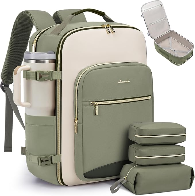 LOVEVOOK 50L Travel Backpack for Women & Men, Airline Approved Carry On Luggage by LOVEVOOK