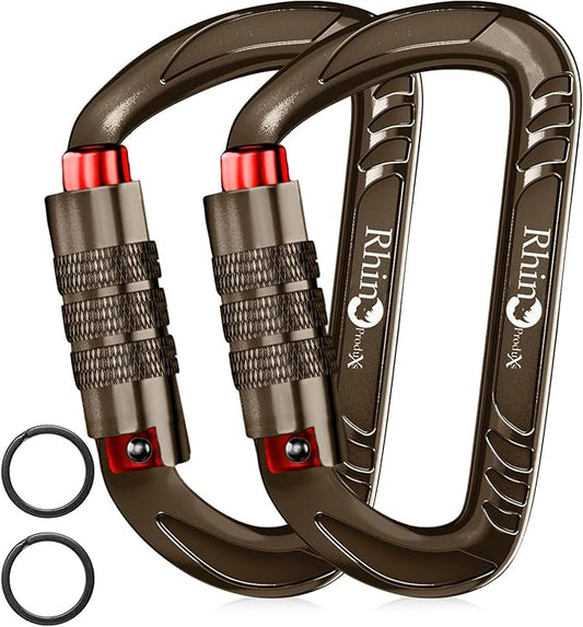Rhino Produxs 12kN Heavy Duty Carabiner Clips, by Rhino+Produxs
