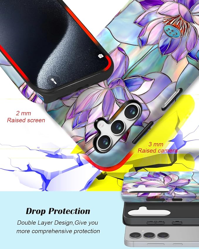 Compatible for Samsung Galaxy A27 5G Case, Dual Layer Heavy Duty 2 in 1 - Image 3