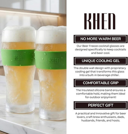 Frozen Pint Beer Glasses - Image 8