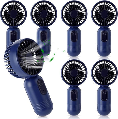 Rossesay 6 Pcs Mini Portable Fan Bulk Cute Handheld Lightweight Small Little by Rossesay