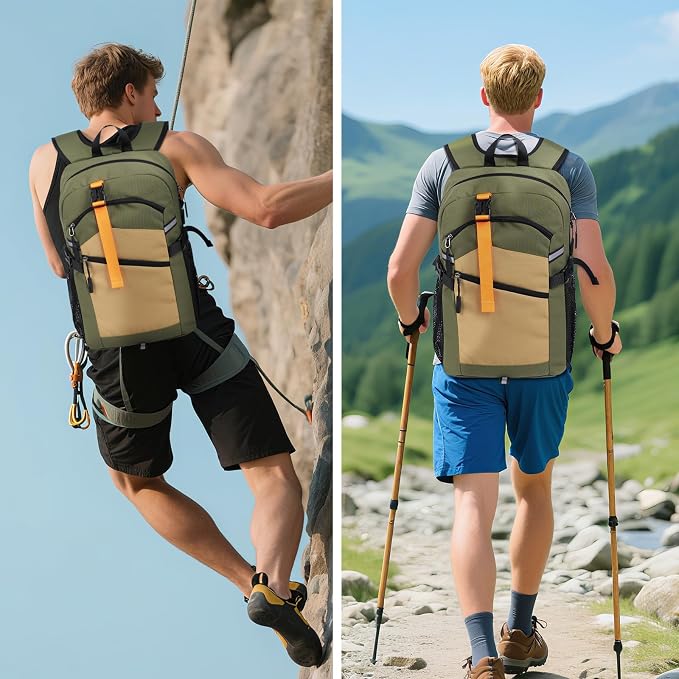 Small Hiking Backpack, 20L Lightweight Travel Daypack, Traveling and Outdoor - Image 7